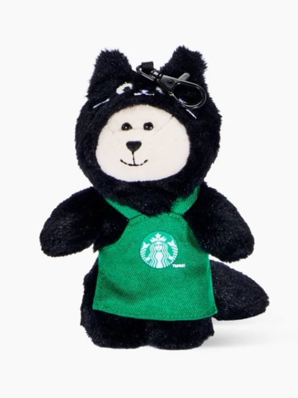 🆕 Starbucks Bearista™ Black Cat Plush Keychain